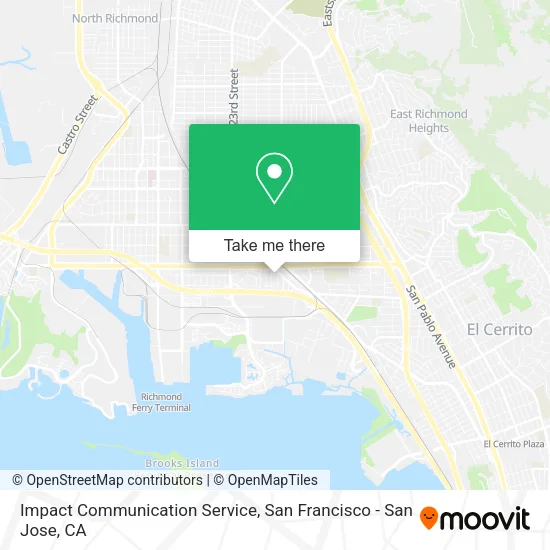 Impact Communication Service map