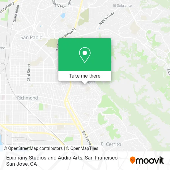 Mapa de Epiphany Studios and Audio Arts