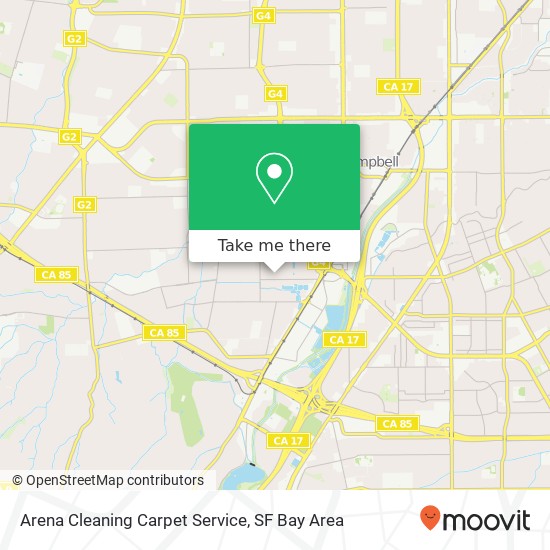 Mapa de Arena Cleaning Carpet Service