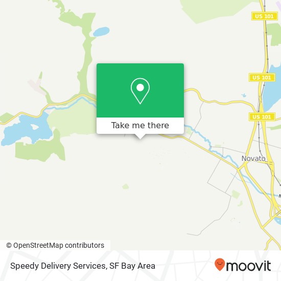 Mapa de Speedy Delivery Services