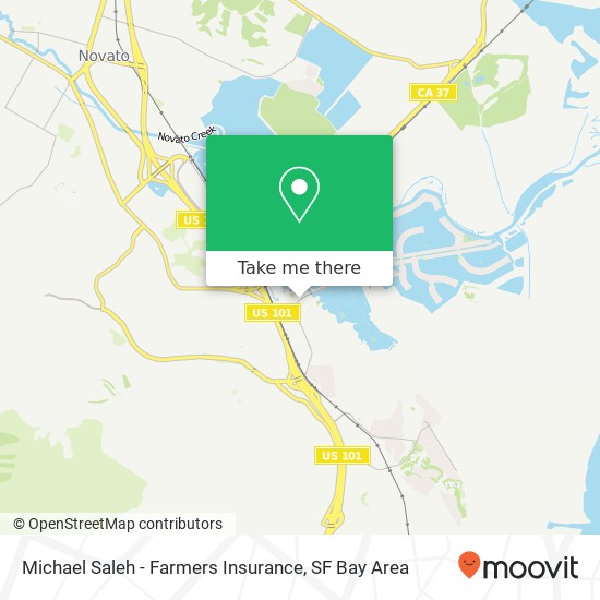 Michael Saleh - Farmers Insurance map