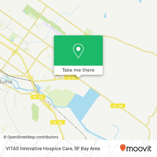VITAS Innovative Hospice Care map