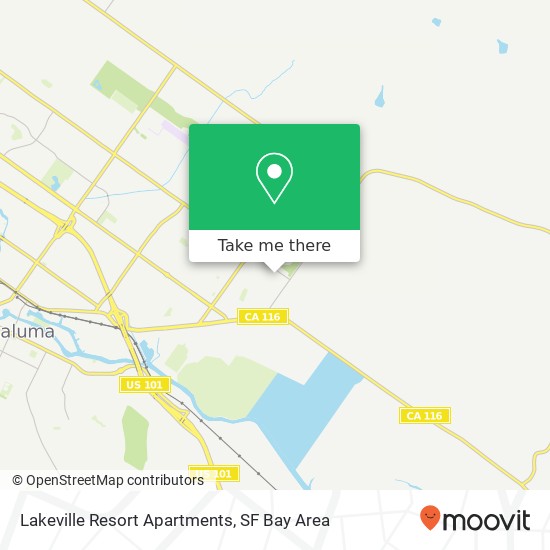 Mapa de Lakeville Resort Apartments