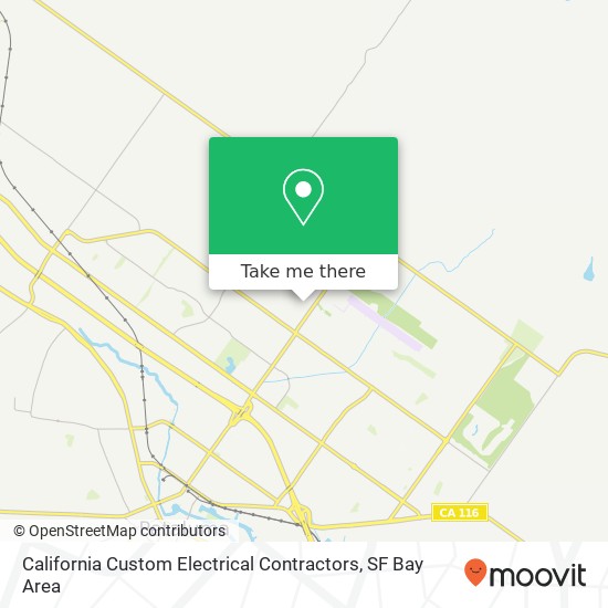 Mapa de California Custom Electrical Contractors