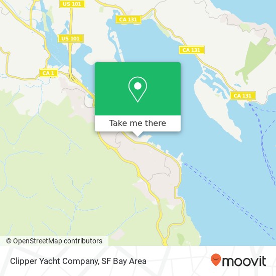 Clipper Yacht Company map