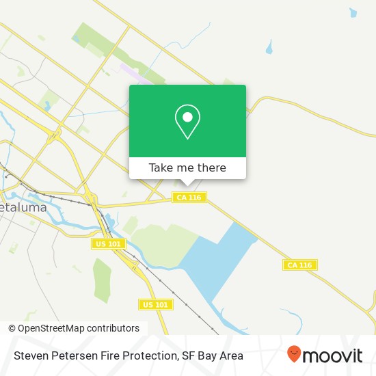 Steven Petersen Fire Protection map