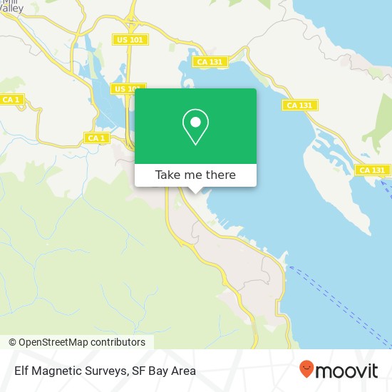 Mapa de Elf Magnetic Surveys