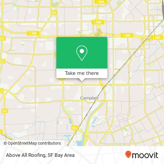 Mapa de Above All Roofing