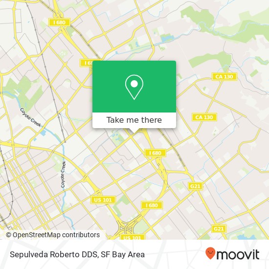 Mapa de Sepulveda Roberto DDS