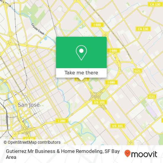 Mapa de Gutierrez Mr Business & Home Remodeling