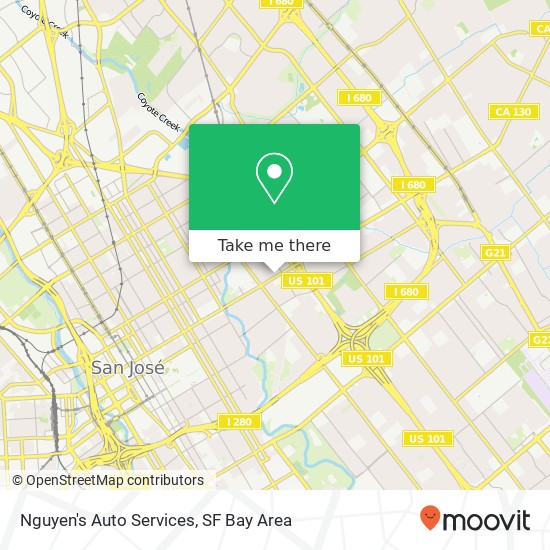 Mapa de Nguyen's Auto Services