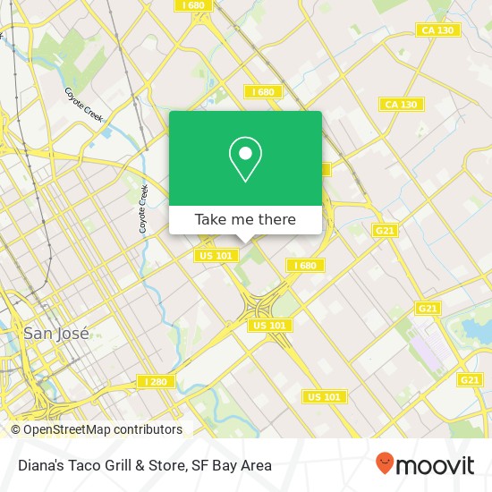 Mapa de Diana's Taco Grill & Store