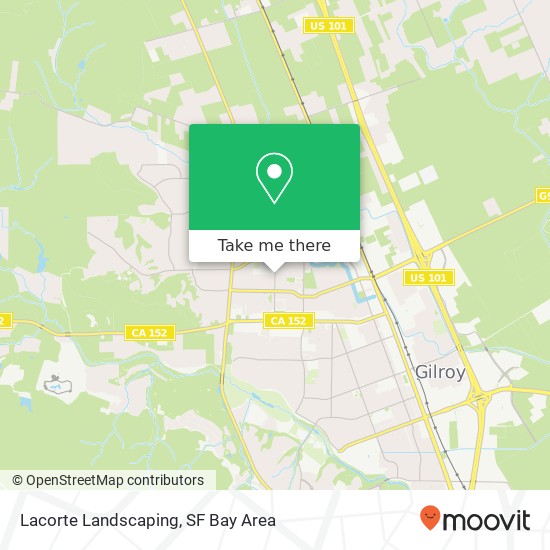 Lacorte Landscaping map