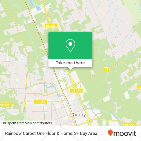 Mapa de Rainbow Carpet One Floor & Home