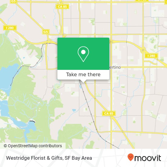 Mapa de Westridge Florist & Gifts