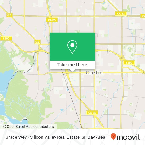 Mapa de Grace Wey - Silicon Valley Real Estate