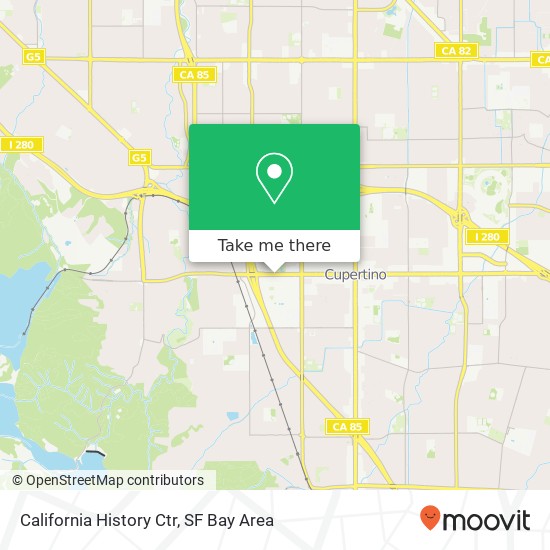 California History Ctr map