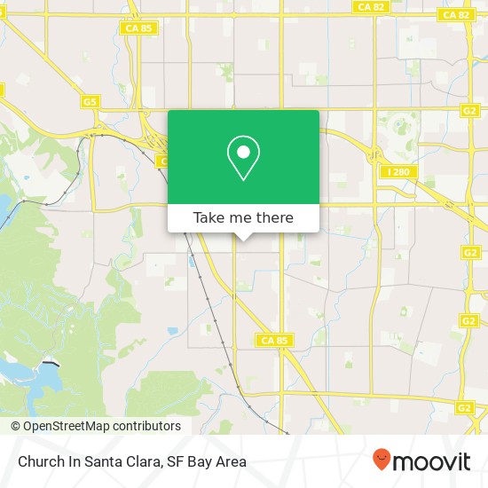 Church In Santa Clara map