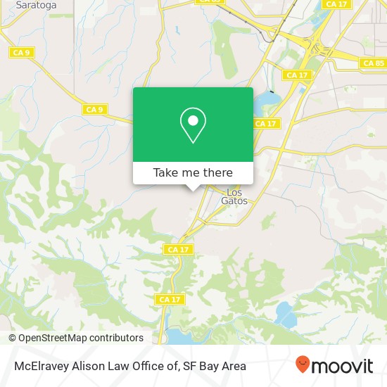 Mapa de McElravey Alison Law Office of