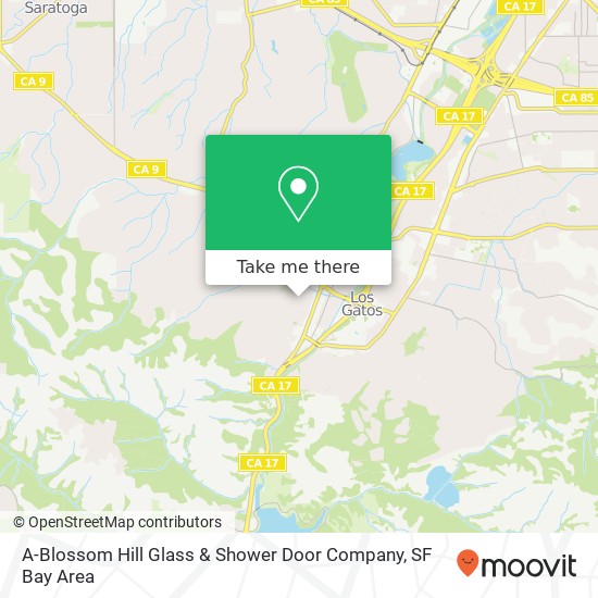 A-Blossom Hill Glass & Shower Door Company map