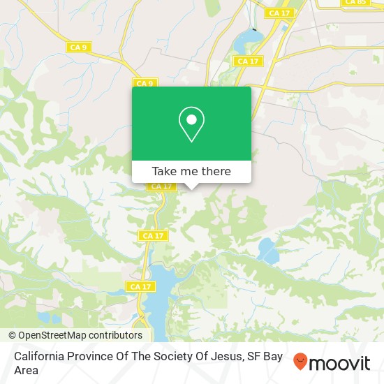Mapa de California Province Of The Society Of Jesus