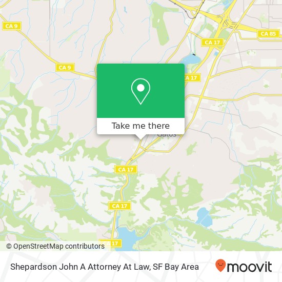 Shepardson John A Attorney At Law map