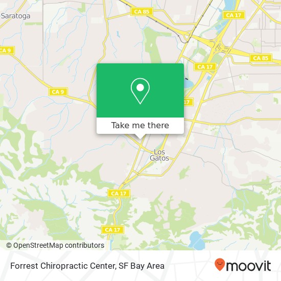 Forrest Chiropractic Center map