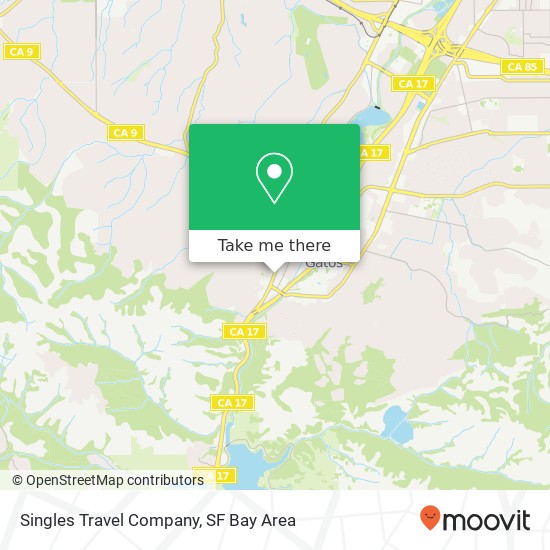 Mapa de Singles Travel Company