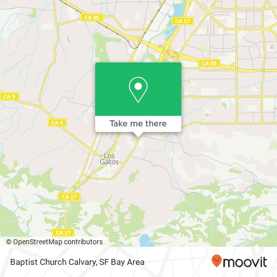 Mapa de Baptist Church Calvary