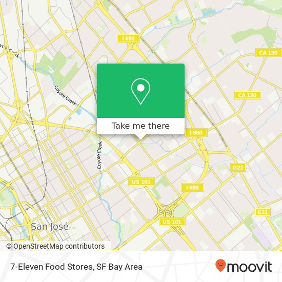 Mapa de 7-Eleven Food Stores