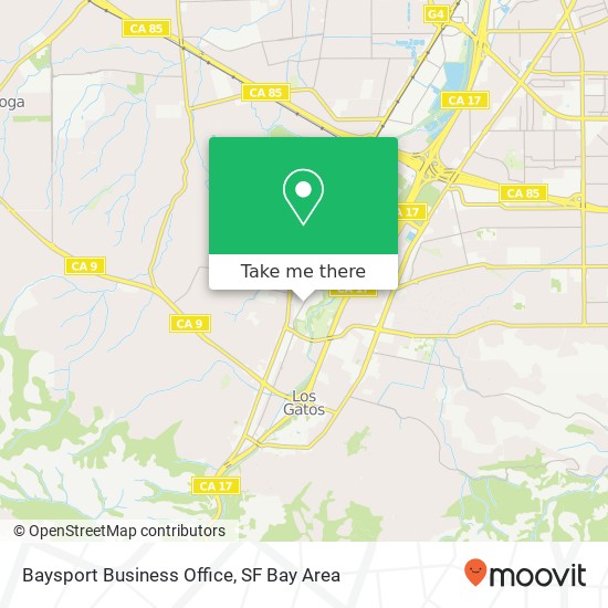 Baysport Business Office map