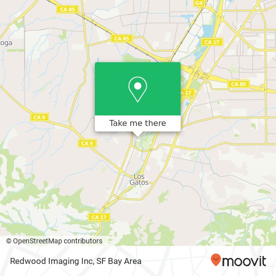 Mapa de Redwood Imaging Inc