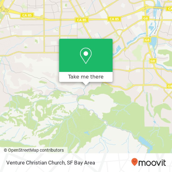 Venture Christian Church map