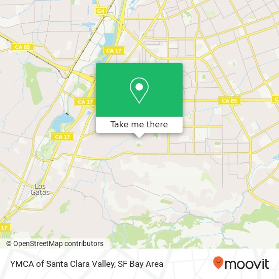 Mapa de YMCA of Santa Clara Valley