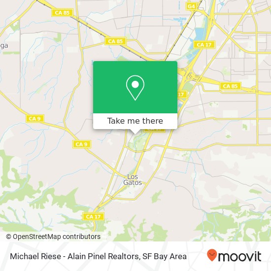 Michael Riese - Alain Pinel Realtors map