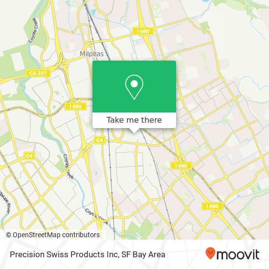 Precision Swiss Products Inc map
