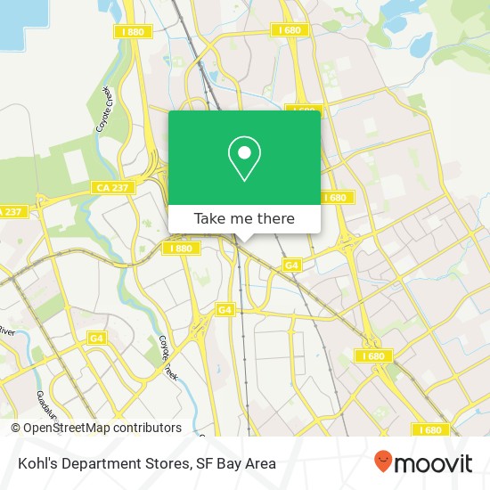 Mapa de Kohl's Department Stores