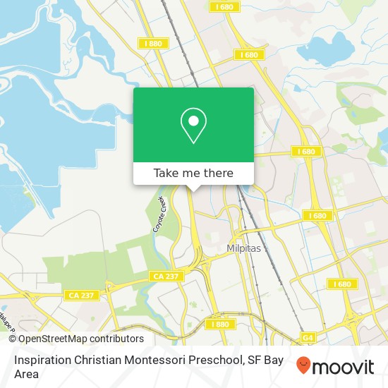 Inspiration Christian Montessori Preschool map