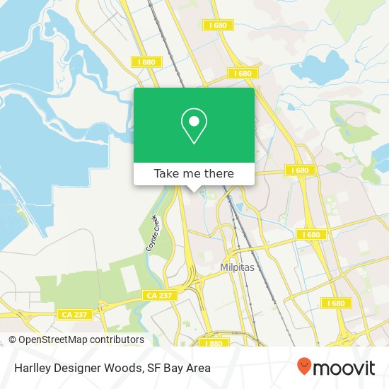 Mapa de Harlley Designer Woods