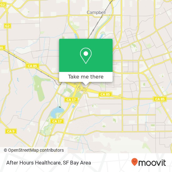 Mapa de After Hours Healthcare