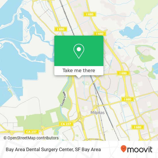 Bay Area Dental Surgery Center map