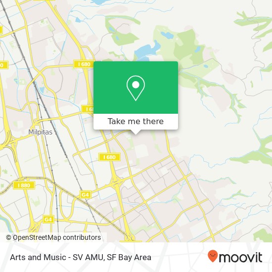 Mapa de Arts and Music - SV AMU
