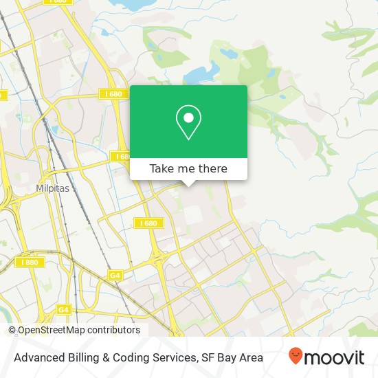 Advanced Billing & Coding Services map