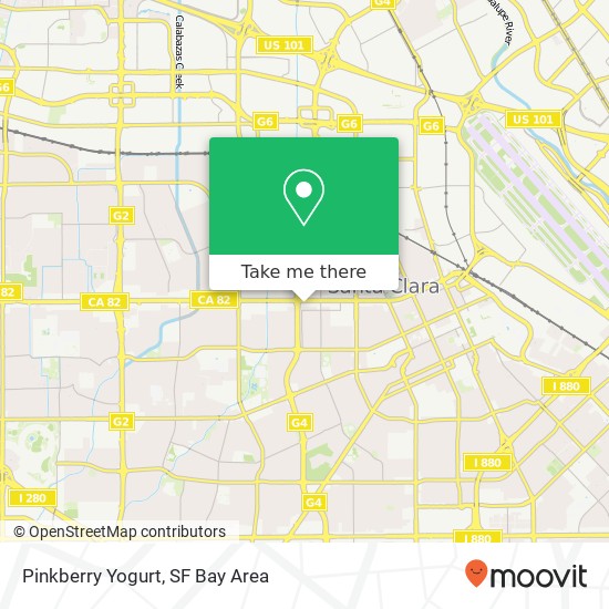 Pinkberry Yogurt map