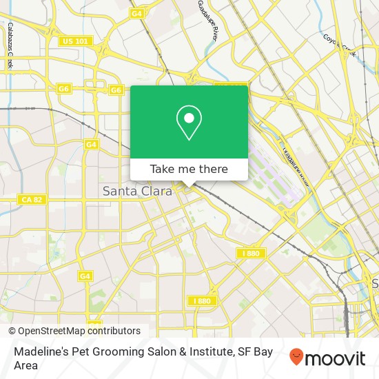 Mapa de Madeline's Pet Grooming Salon & Institute