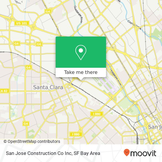 San Jose Construction Co Inc map