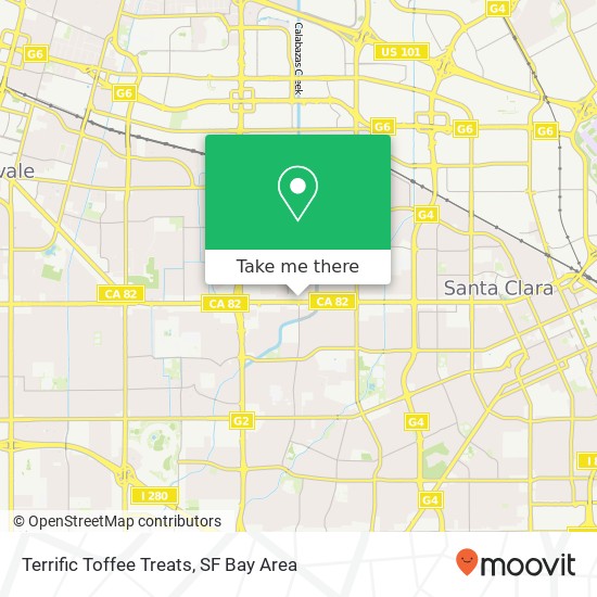 Mapa de Terrific Toffee Treats