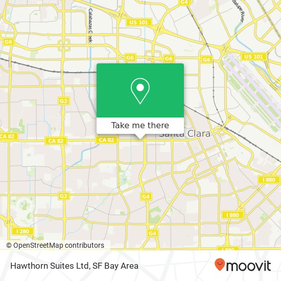 Mapa de Hawthorn Suites Ltd