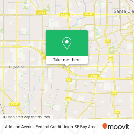 Addison Avenue Federal Credit Union map