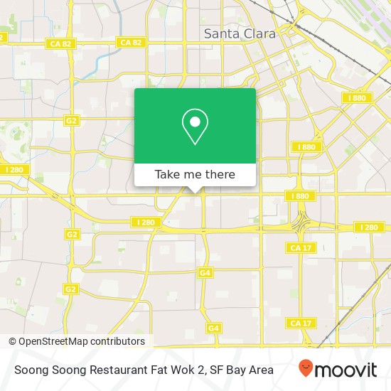 Mapa de Soong Soong Restaurant Fat Wok 2